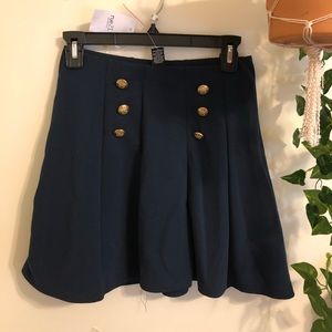 Sailor navy blue skirt
